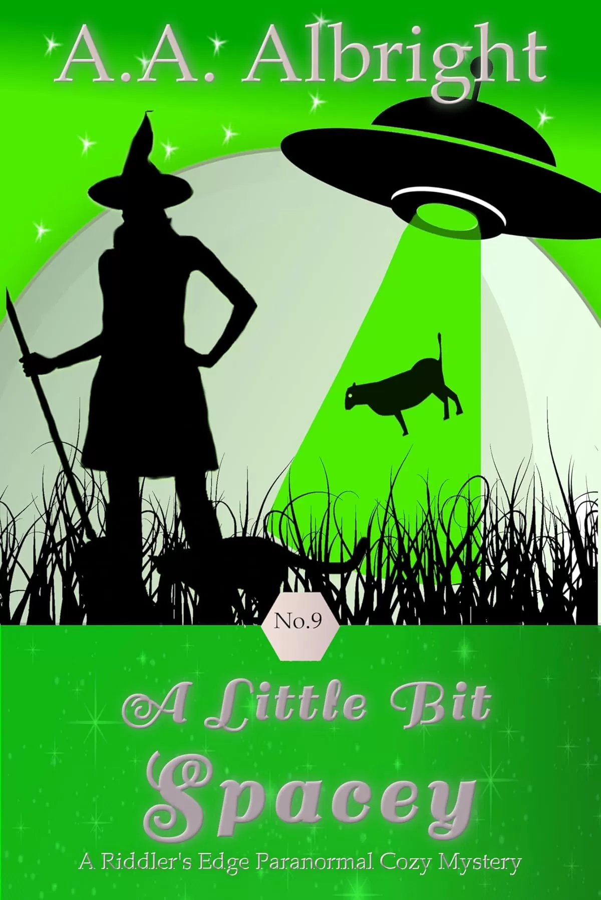A Little Bit Spacey (A Riddler's Edge Cozy Mystery #9) by A.A. Albright