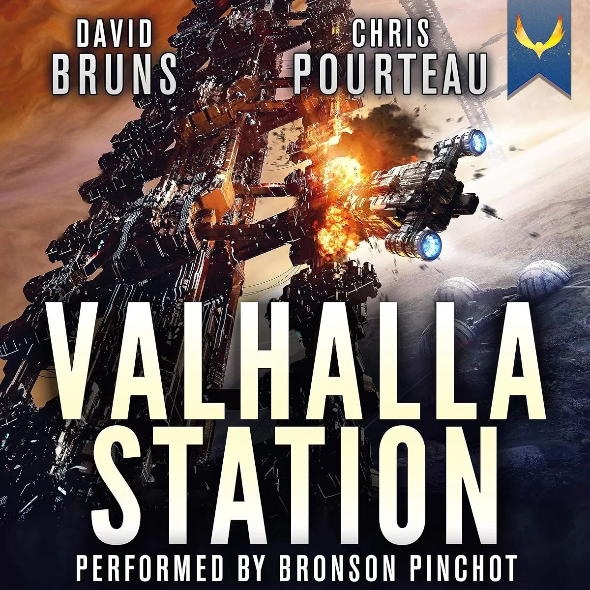 Valhalla Station (A Space Opera Noir Technothriller) (The SynCorp Saga #4) by Chris Pourteau