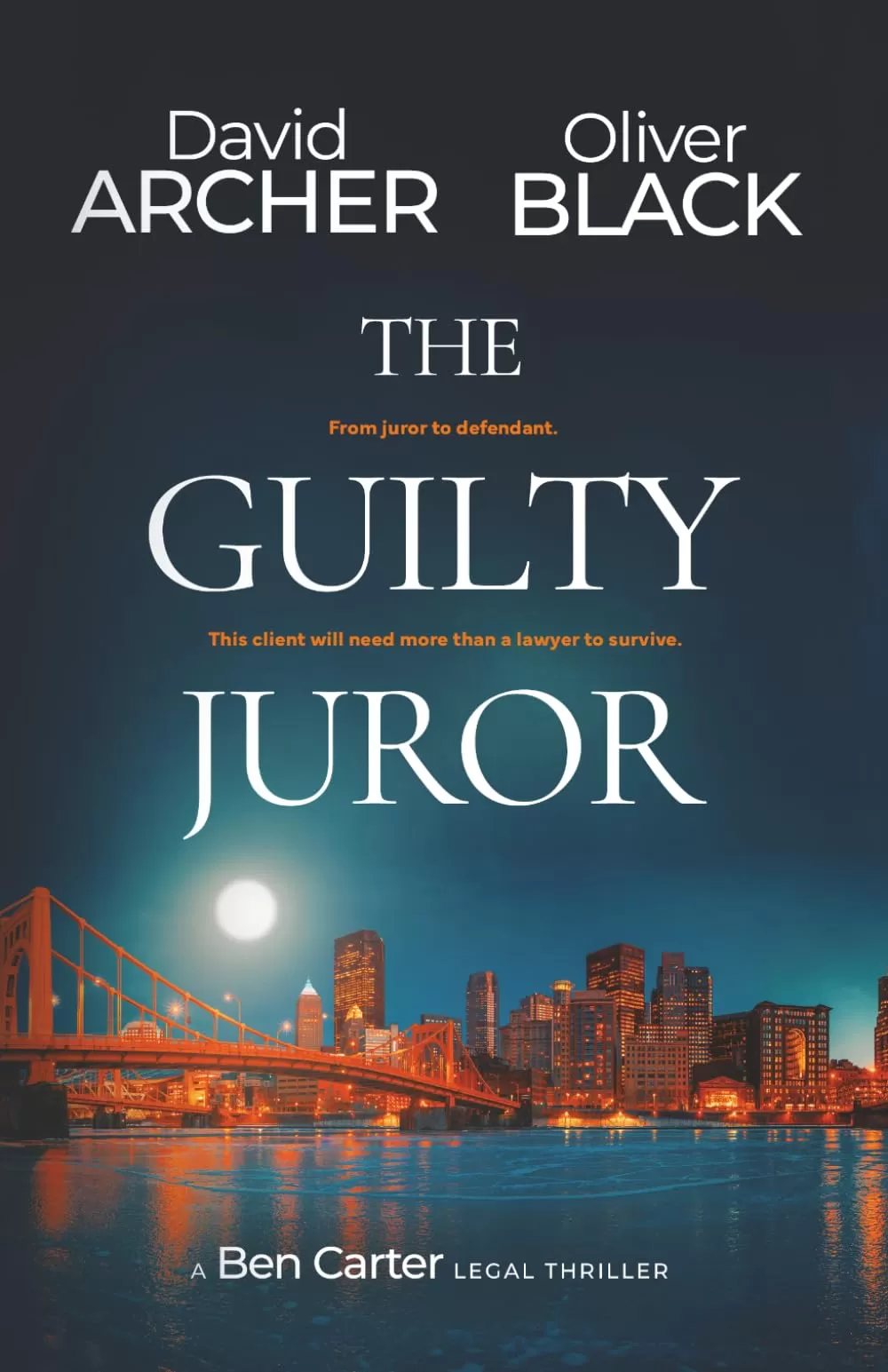 The Guilty Juror (Ben Carter #6) by David Archer, Oliver Black