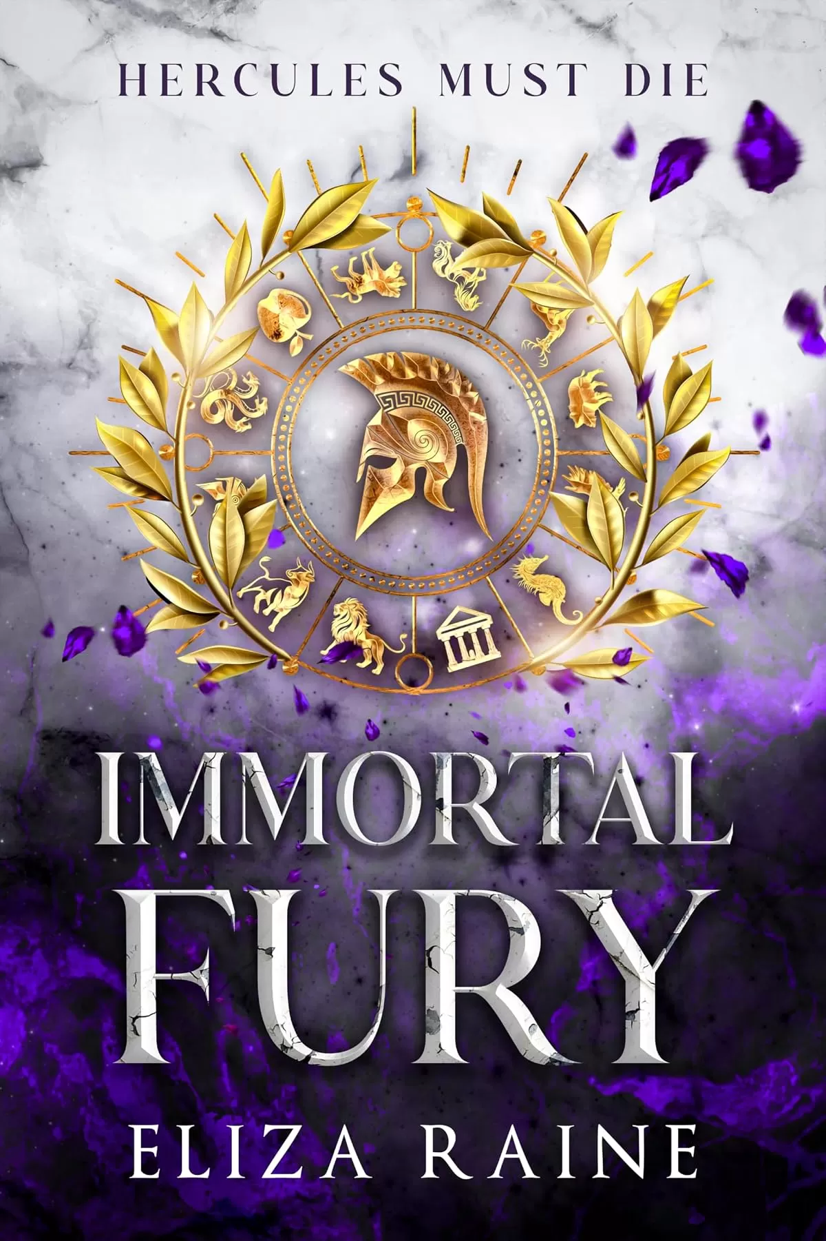 Immortal Fury: A Greek mythology Romantasy (Hercules Must Die #1) by Eliza Raine