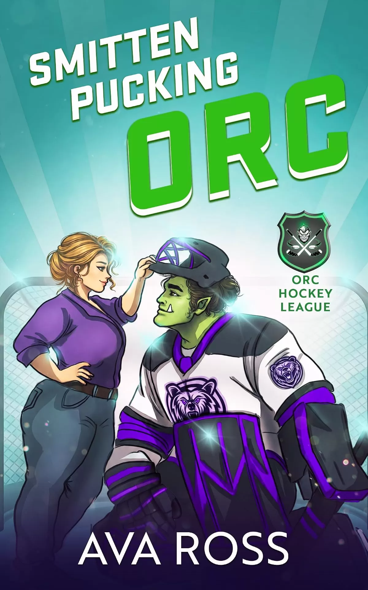 Smitten Pucking Orc (The Orc Hockey League #6) by Ava Ross