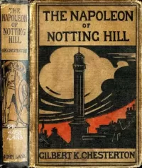 The Napoleon of Notting Hill