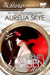 Security Agent's Alien Bartender: Olympus Station #3 (In The Stars Romance #3)