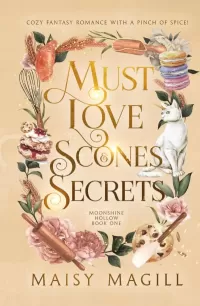 Must Love Scones and Secrets: A Cozy Fantasy Romance (Moonshine Hollow #1)