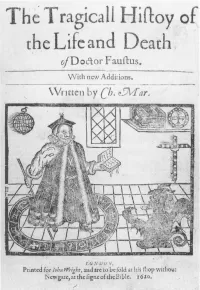 Dr. Faustus: The Tragical History of the Life and Death of Doctor Faustus