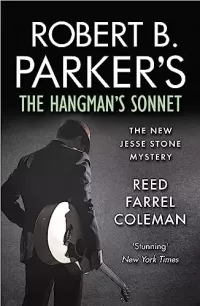 Robert B. Parker's The Hangman’s Sonnet (Jesse Stone #16)