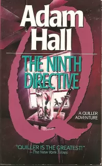 The Ninth Directive (Quiller #2)