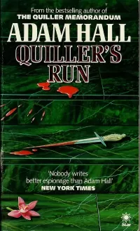 Quiller's Run (Quiller #11)