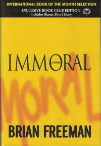 Immoral (The Jonathan Stride Series #1)