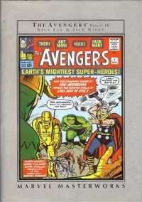 Marvel Masterworks: The Avengers, Vol. 1